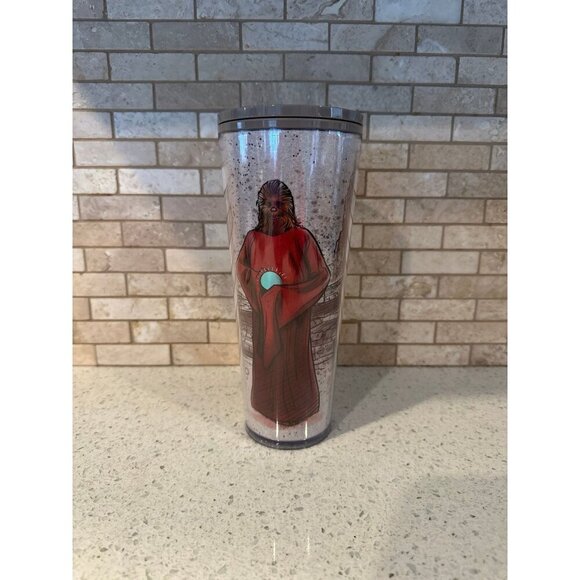DisneyParks‎ Star Wars Galaxy Edge LIFE DAY STARBUCKS Wookie  Venti Tumbler - - Picture 1 of 6